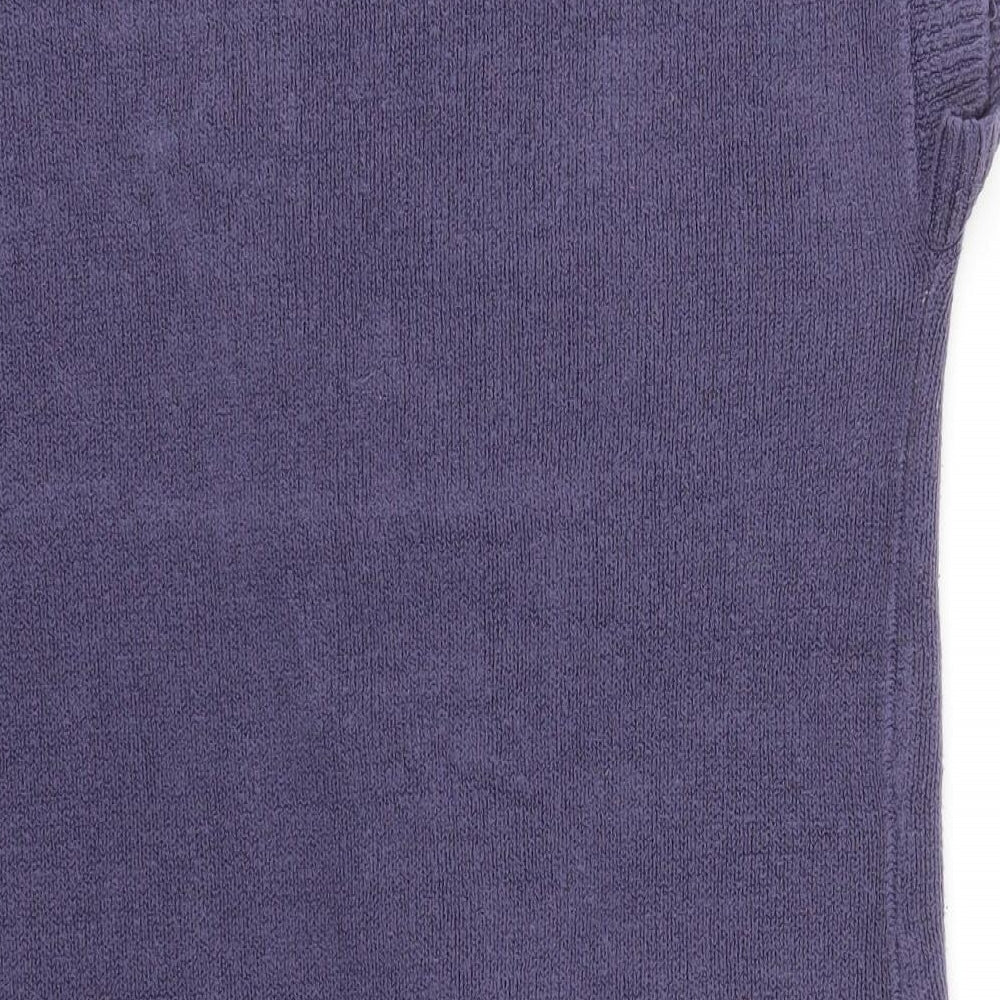 Womens UK Size S M&S Purple Pullover Jumper