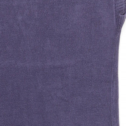 Womens UK Size S M&S Purple Pullover Jumper