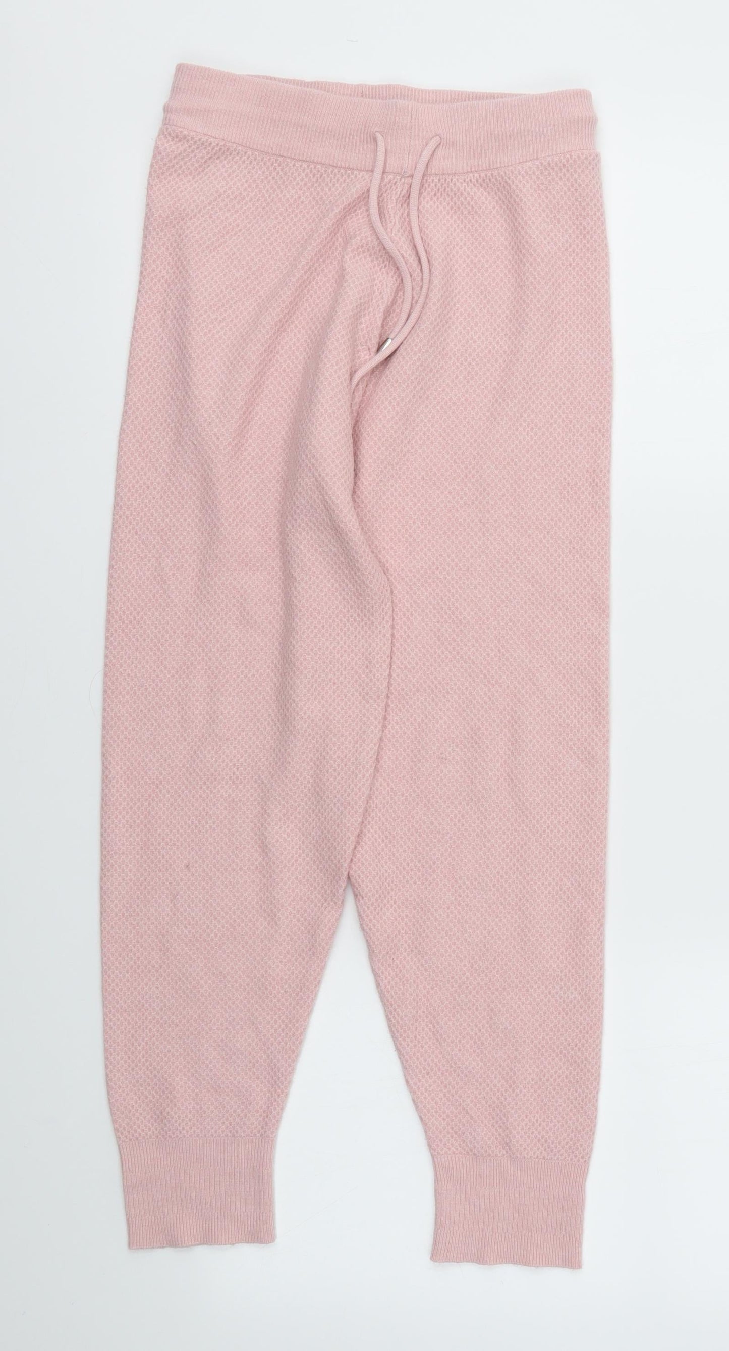 Womens UK Size XS M&S Regular Fit Capri Pink Trousers