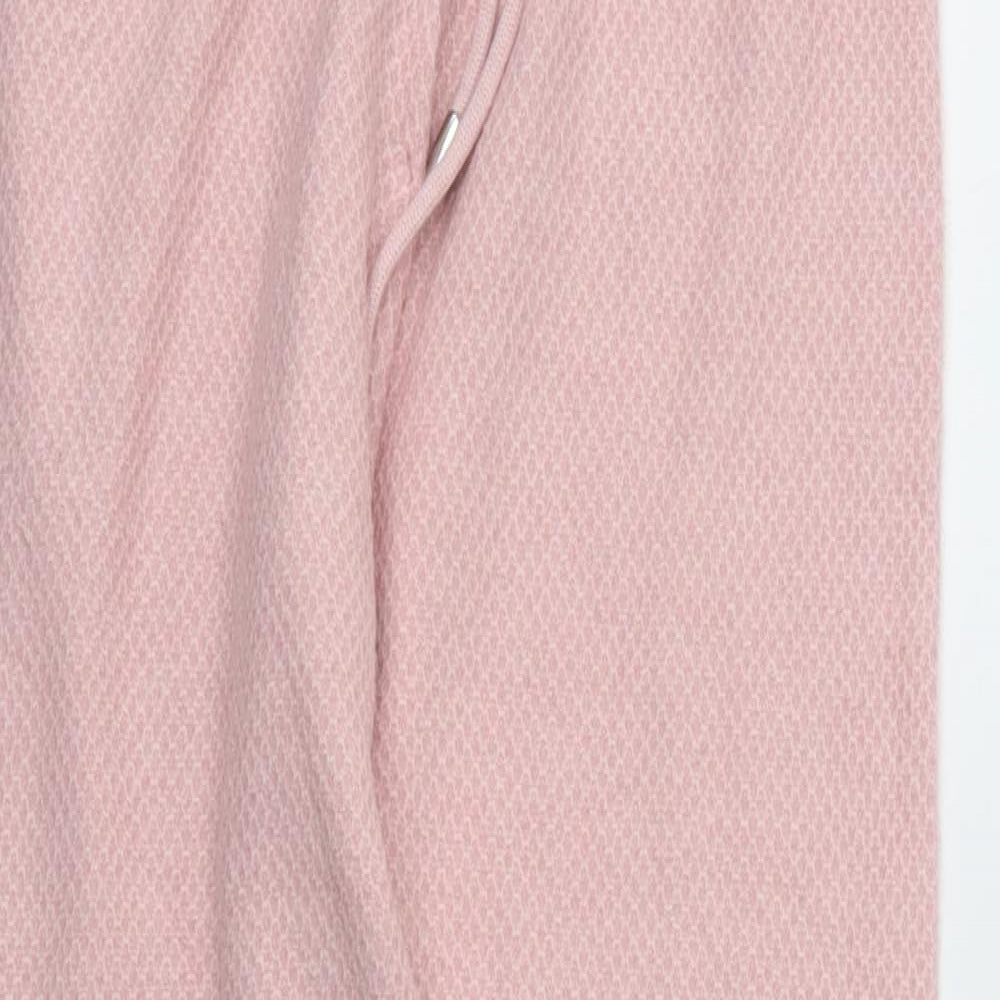 Womens UK Size XS M&S Regular Fit Capri Pink Trousers