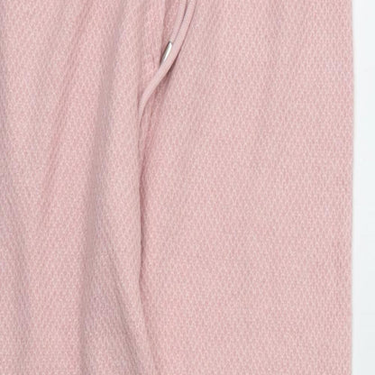 Womens UK Size XS M&S Regular Fit Capri Pink Trousers
