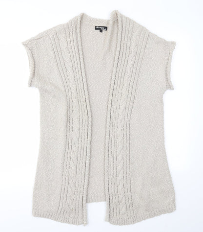 Boutique Belle Womens Beige   Cardigan Jumper Size L