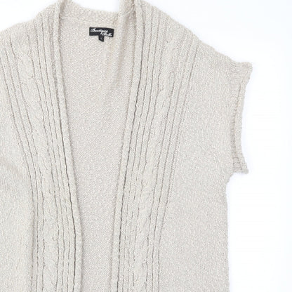 Boutique Belle Womens Beige   Cardigan Jumper Size L