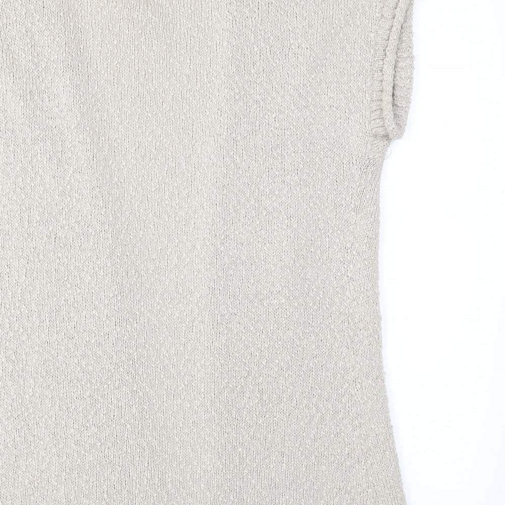 Boutique Belle Womens Beige   Cardigan Jumper Size L