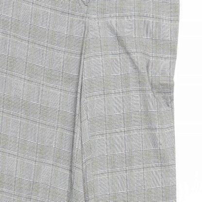 ETHEL AUSTIN Womens Grey Plaid  Trousers  Size 6 L30 in