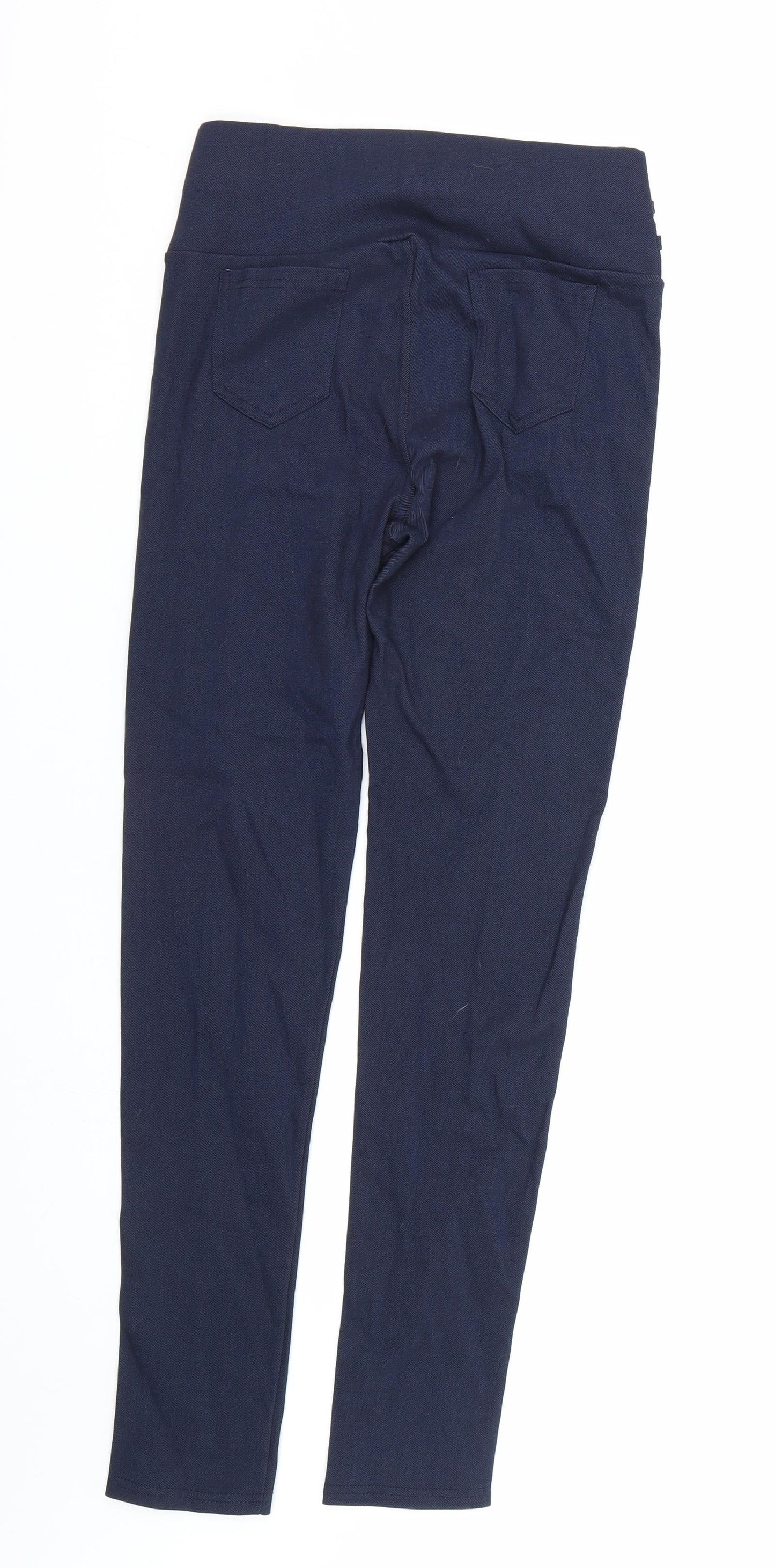 Womens UK Size L Preworn  Capri Blue Leggings