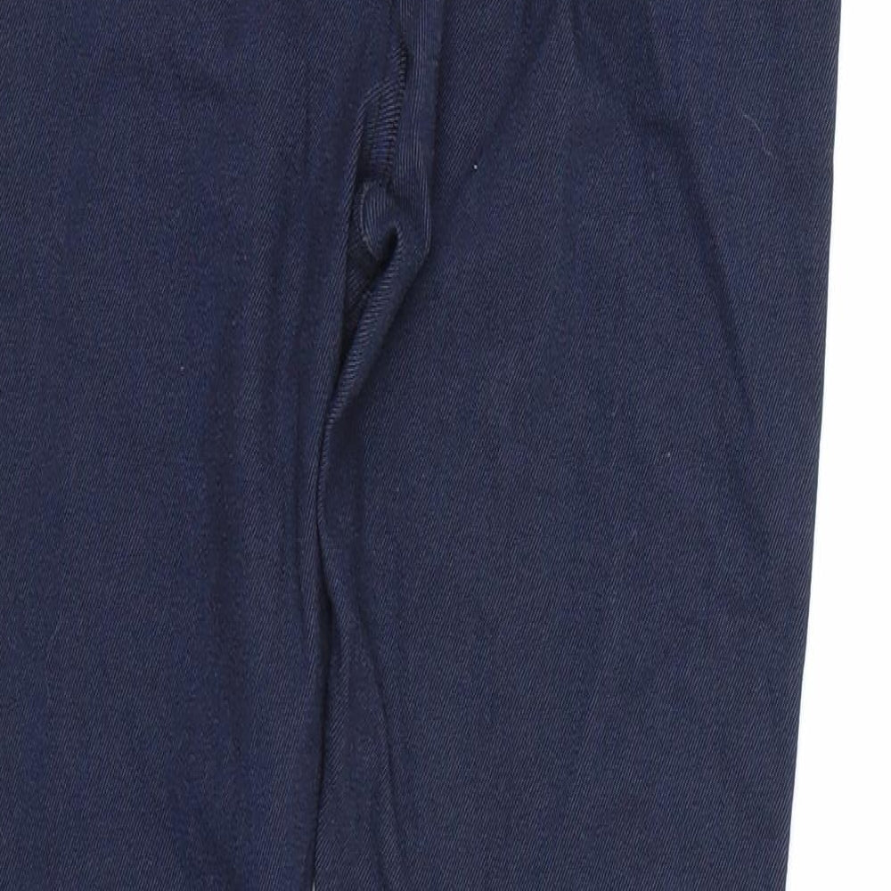 Womens UK Size L Preworn  Capri Blue Leggings