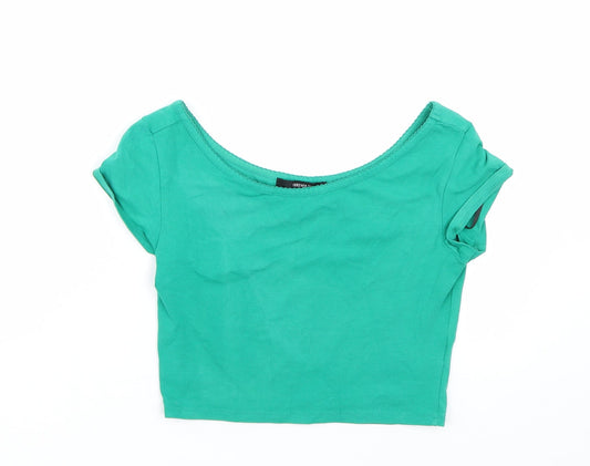 FOREVER 21 Womens Green   Basic T-Shirt Size M