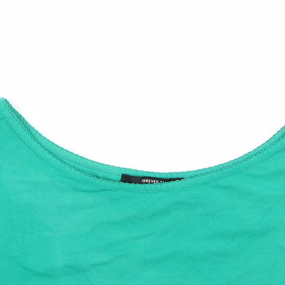 FOREVER 21 Womens Green   Basic T-Shirt Size M