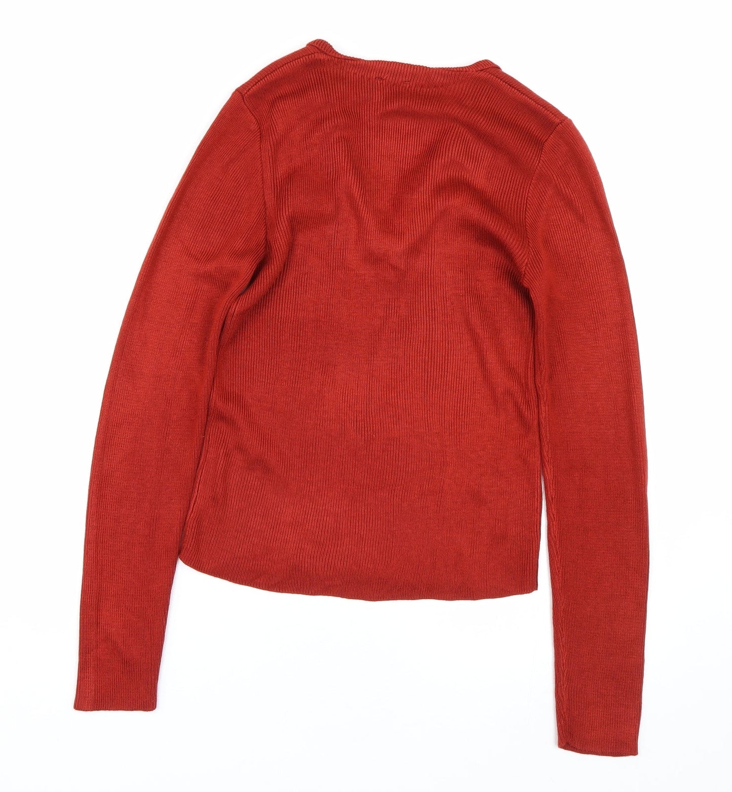 Womens UK Size S POP Red Pullover Jumper