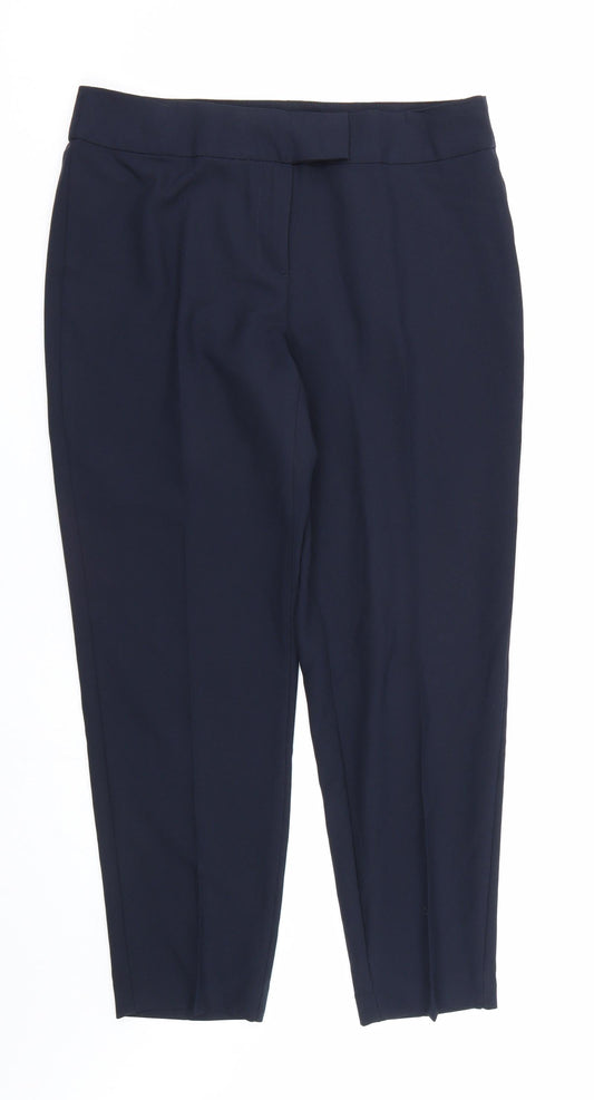 George Womens Blue   Carrot Trousers Size 12 L25 in