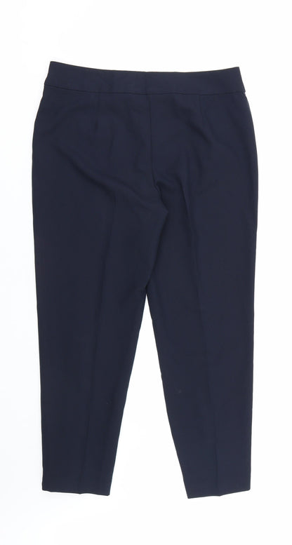 George Womens Blue   Carrot Trousers Size 12 L25 in