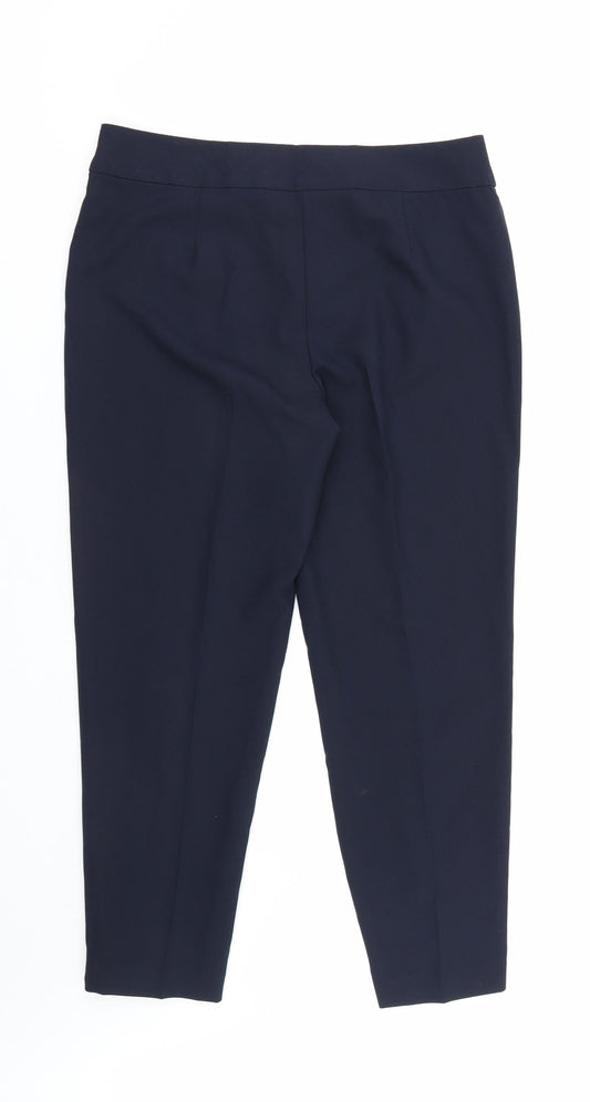 George Womens Blue   Carrot Trousers Size 12 L25 in
