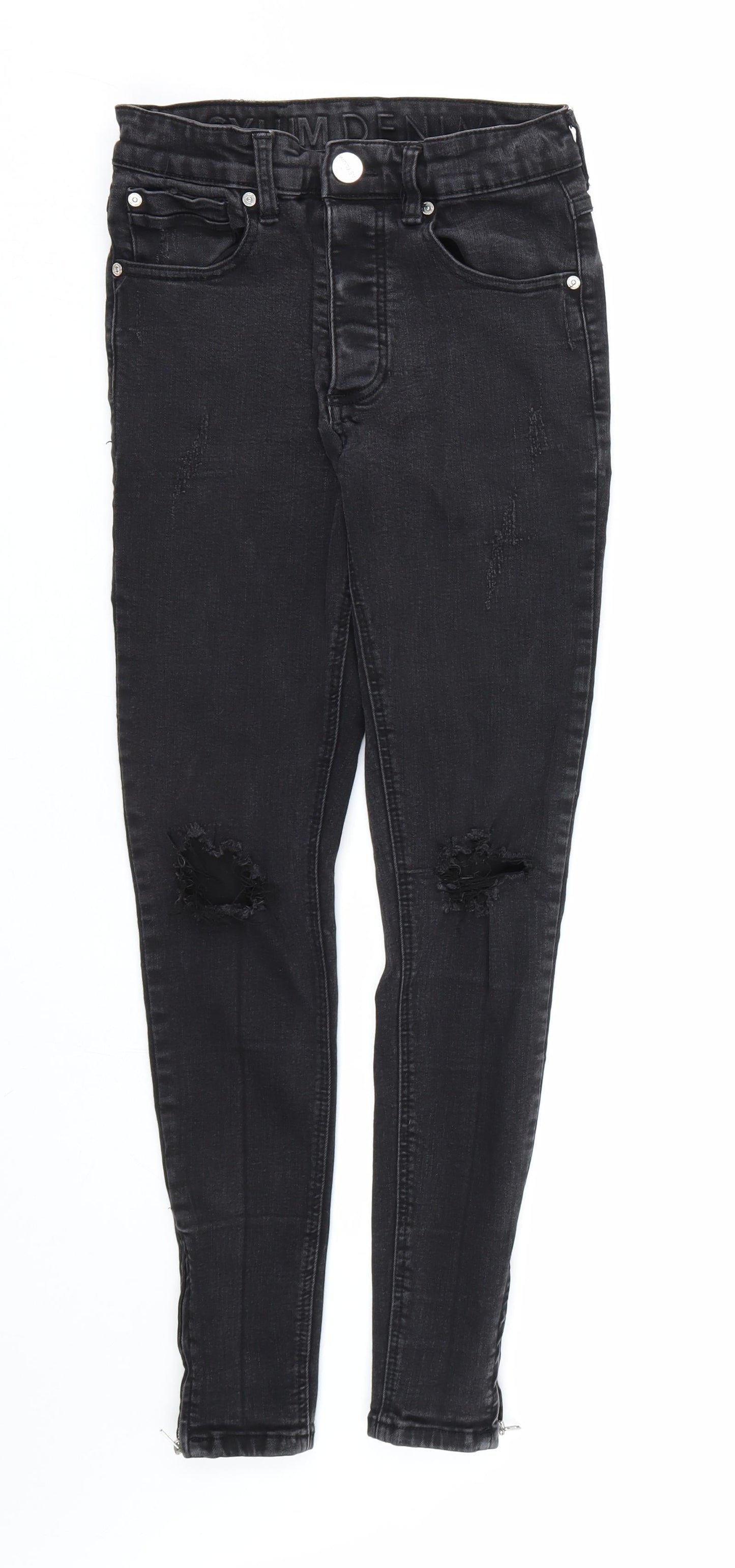 Asylum denim Womens Black   Skinny Jeans Size 30 L27 in