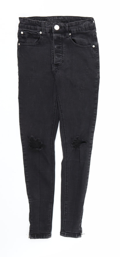 Asylum denim Womens Black   Skinny Jeans Size 30 L27 in