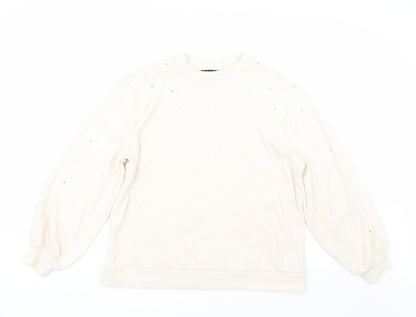 F&F Womens Beige   Pullover Jumper Size 16