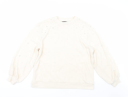 F&F Womens Beige   Pullover Jumper Size 16