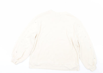 F&F Womens Beige   Pullover Jumper Size 16