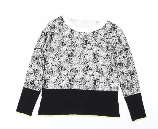 Womens UK Size 10 NEXT Black Pullover Jumper