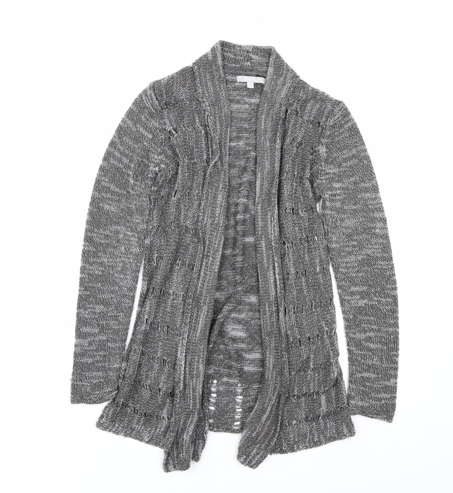Womens UK Size 8 Per Una Grey Cardigan Jumper