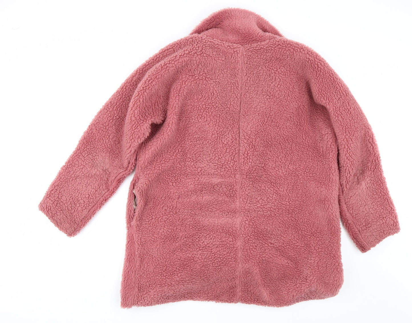 Womens UK Size S Preworn Pink Overcoat