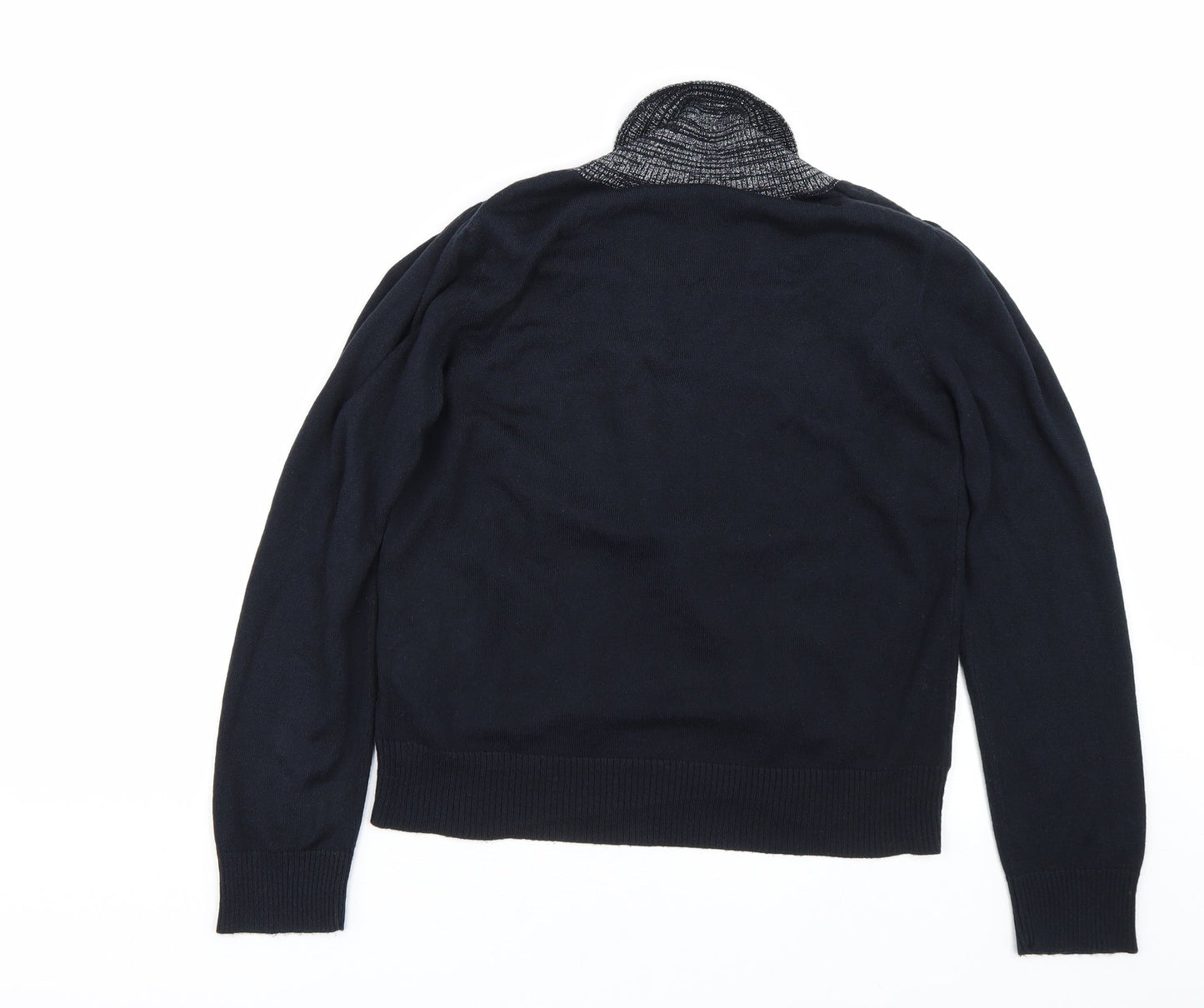 Womens UK Size S Preworn Blue Pullover Jumper