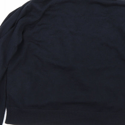 Womens UK Size S Preworn Blue Pullover Jumper