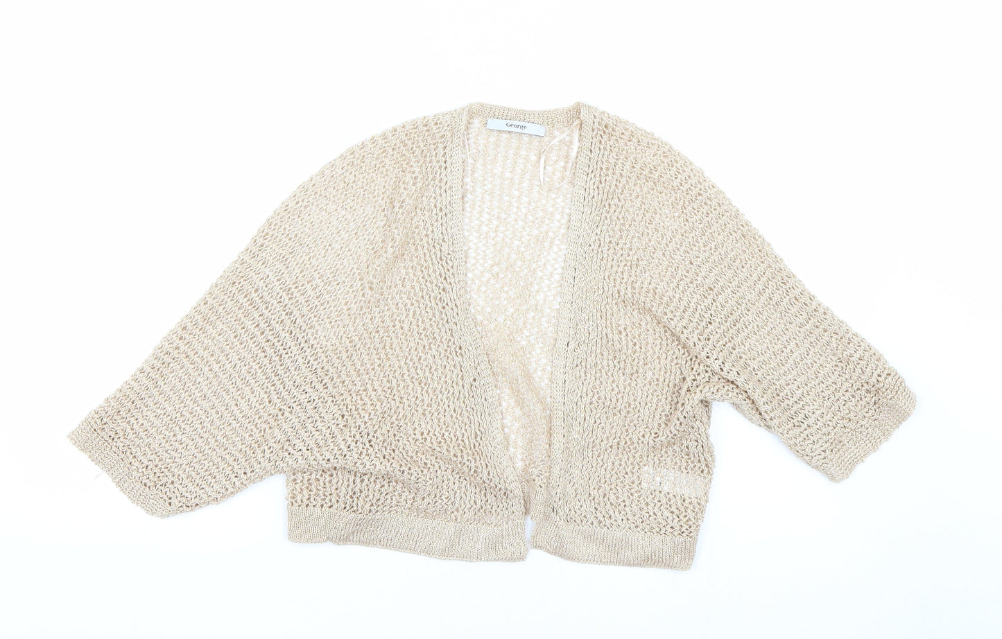 George Womens Gold   Cape Jumper Size 16