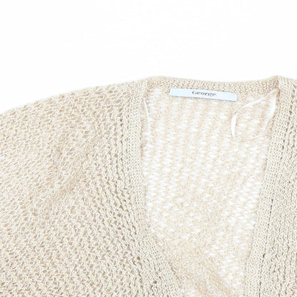 George Womens Gold   Cape Jumper Size 16