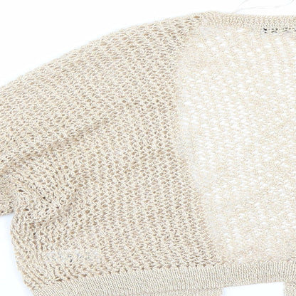 George Womens Gold   Cape Jumper Size 16