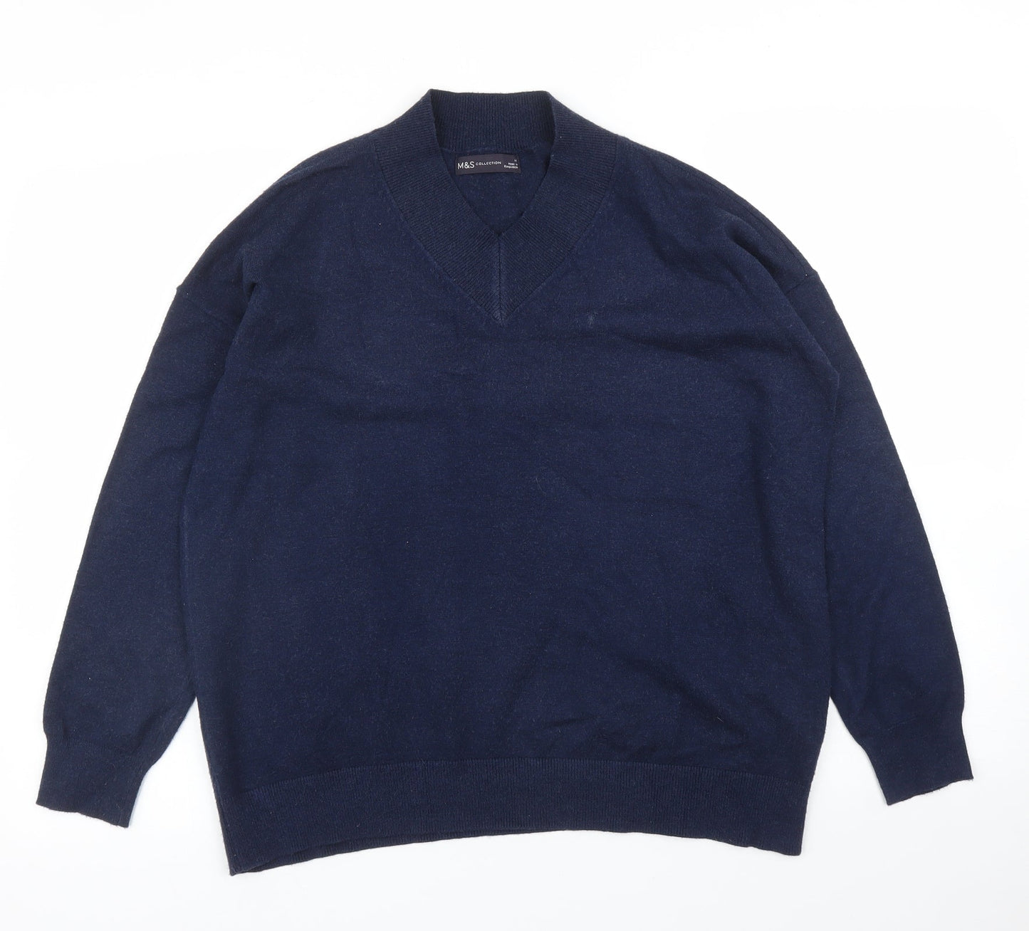 M&S Mens Blue   Pullover Jumper Size M