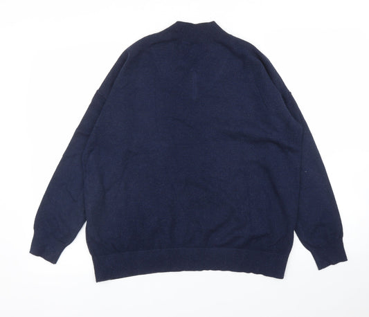 M&S Mens Blue   Pullover Jumper Size M