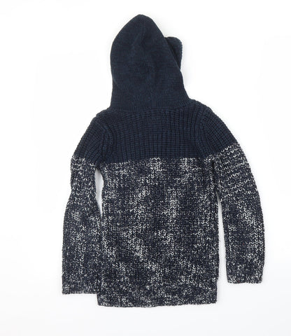 F&F Girls Blue   Tunic Hoodie Size 6 Years