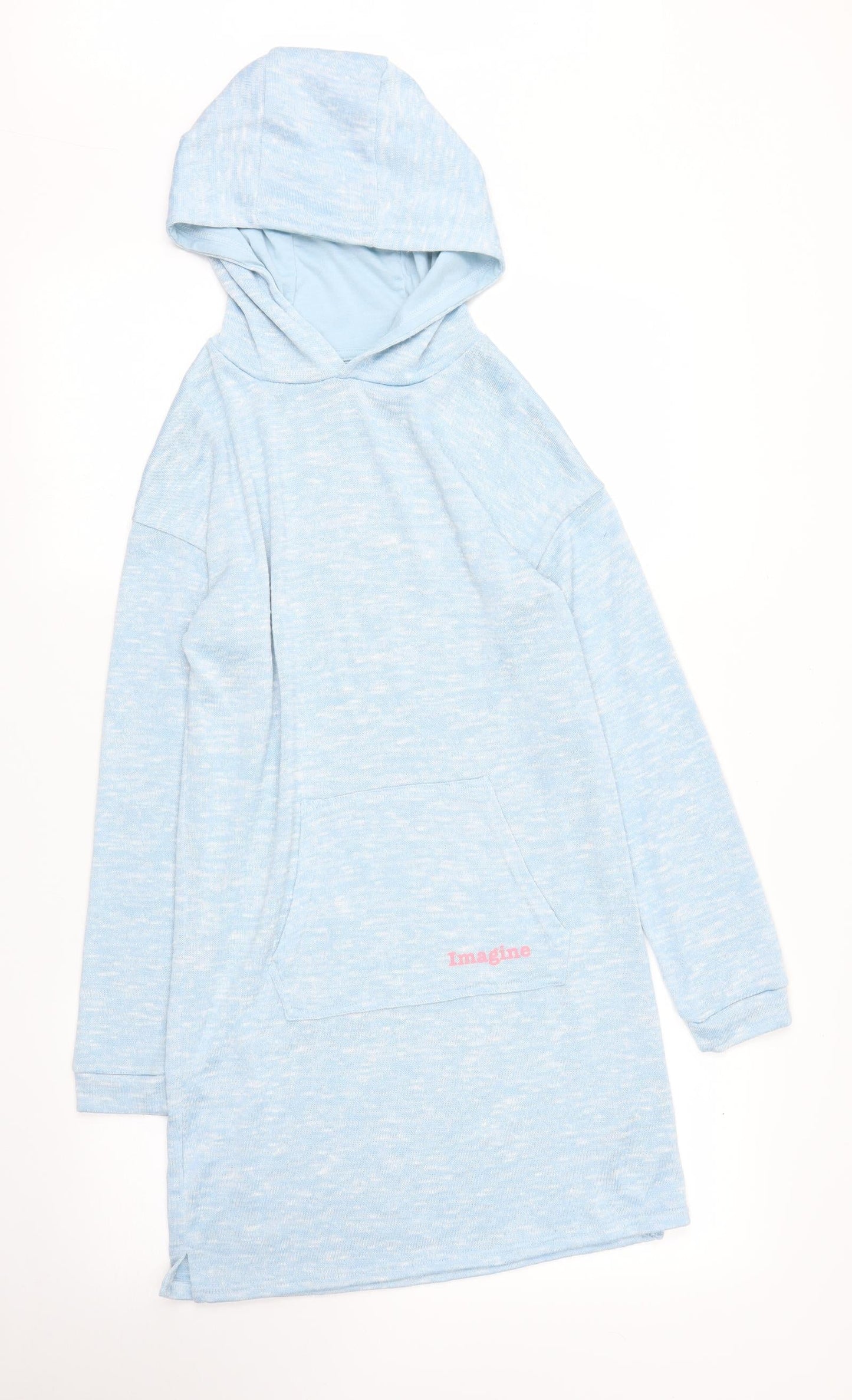 Nutmeg Girls Blue   Tunic Hoodie Size 12 Years