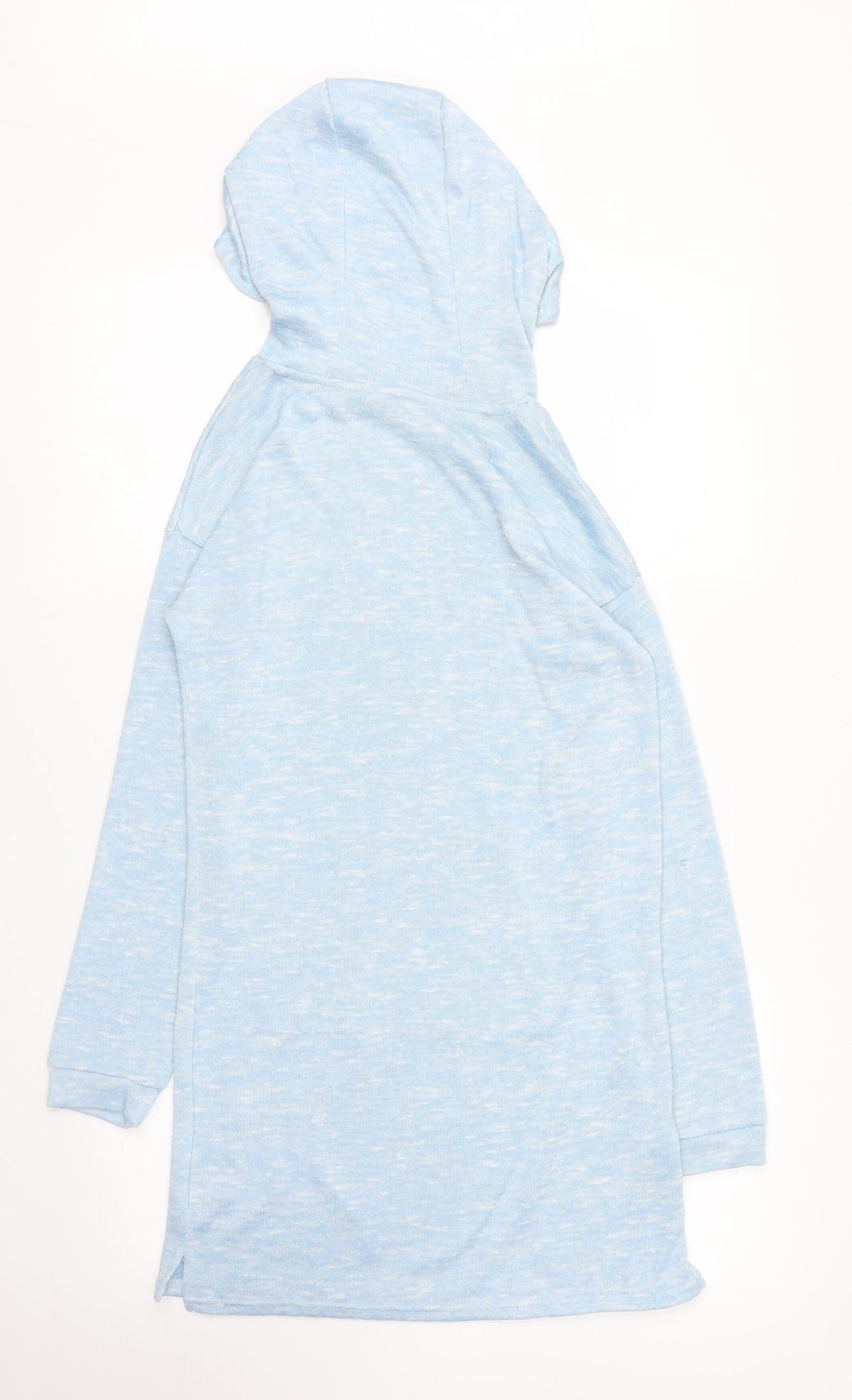Nutmeg Girls Blue   Tunic Hoodie Size 12 Years
