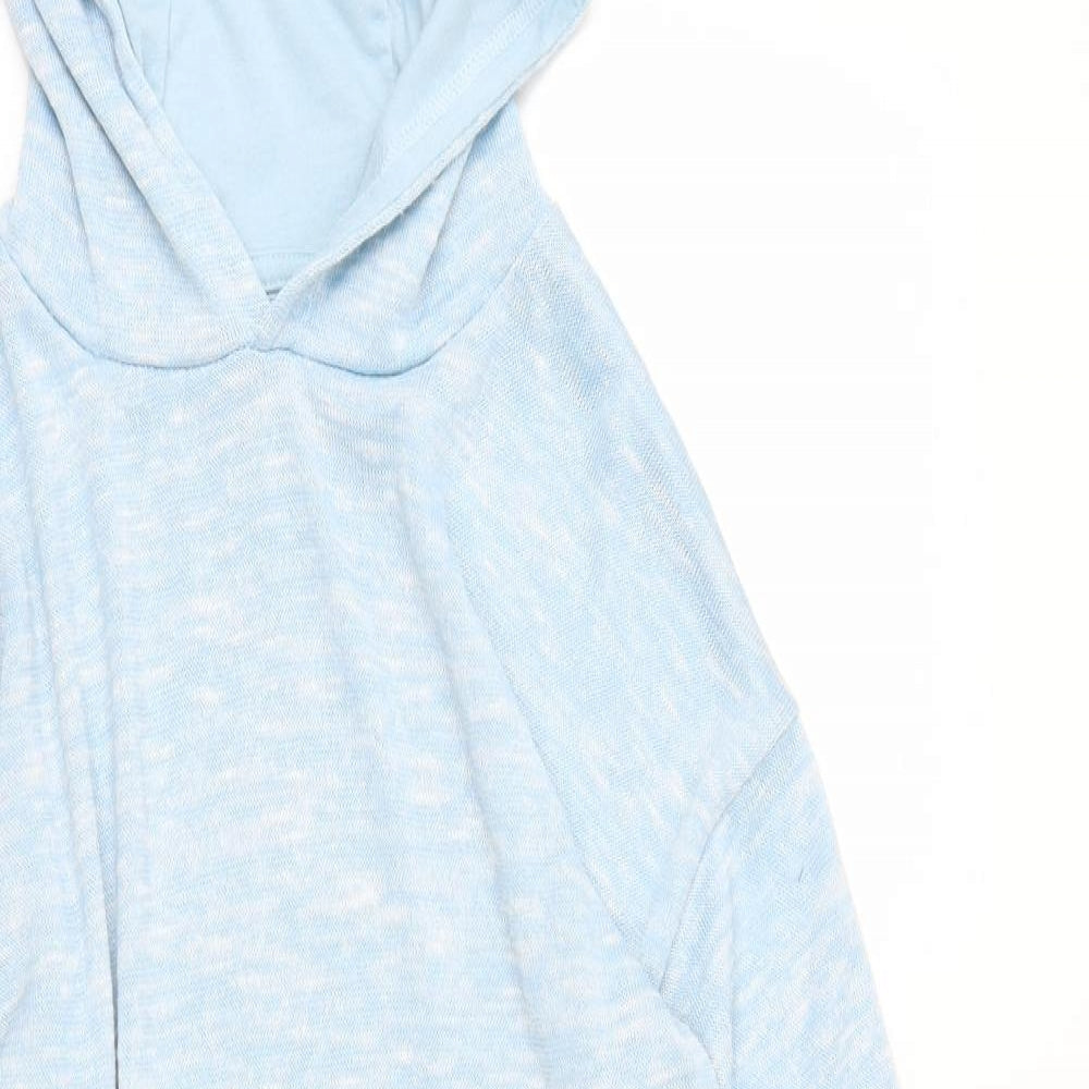 Nutmeg Girls Blue   Tunic Hoodie Size 12 Years