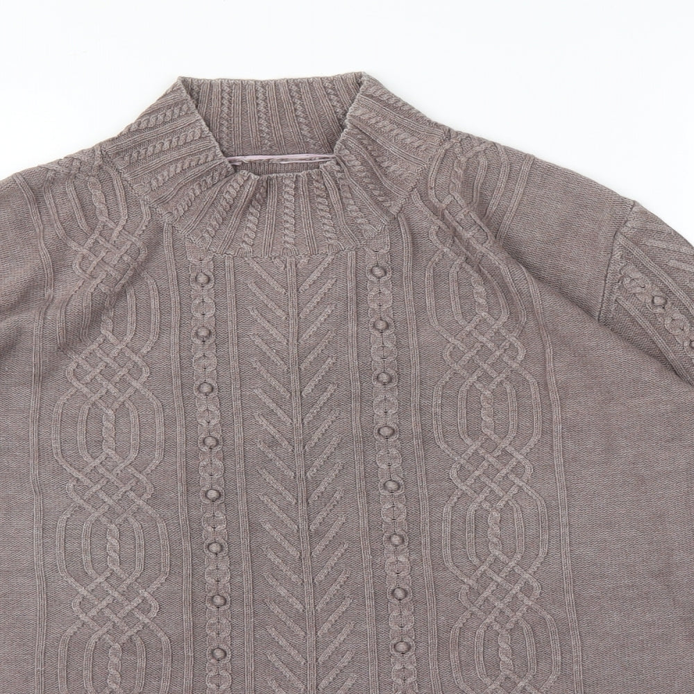 Womens UK Size M Preworn Purple Pullover Jumper
