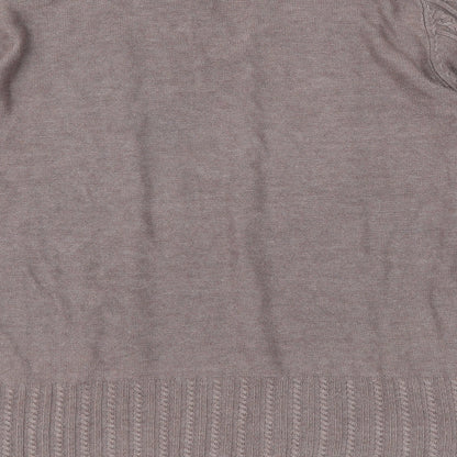 Womens UK Size M Preworn Purple Pullover Jumper