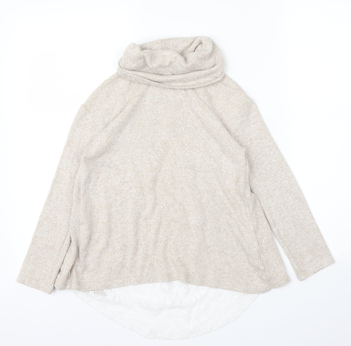 River Island Girls Beige   Pullover Jumper Size 7 Years