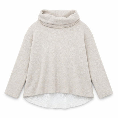 Front view of River Island girls’ beige jumper, size 7, years