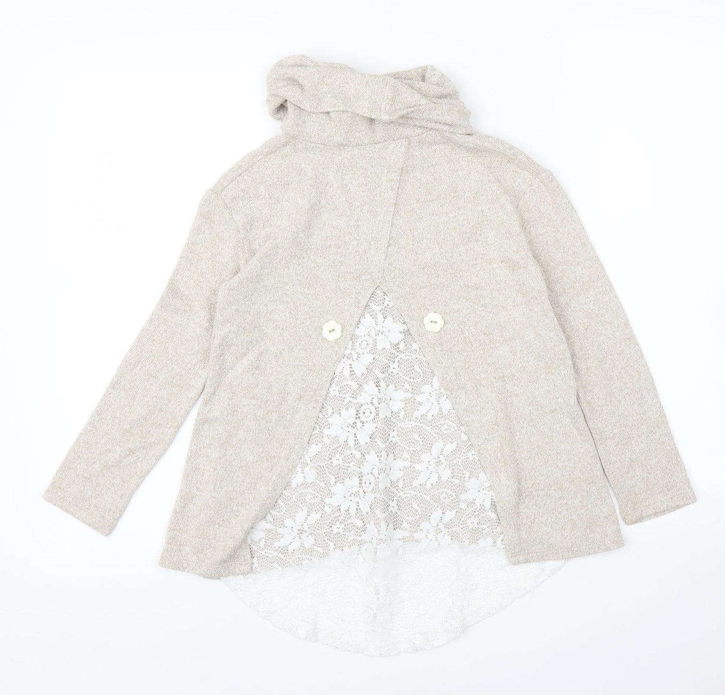 River Island Girls Beige   Pullover Jumper Size 7 Years