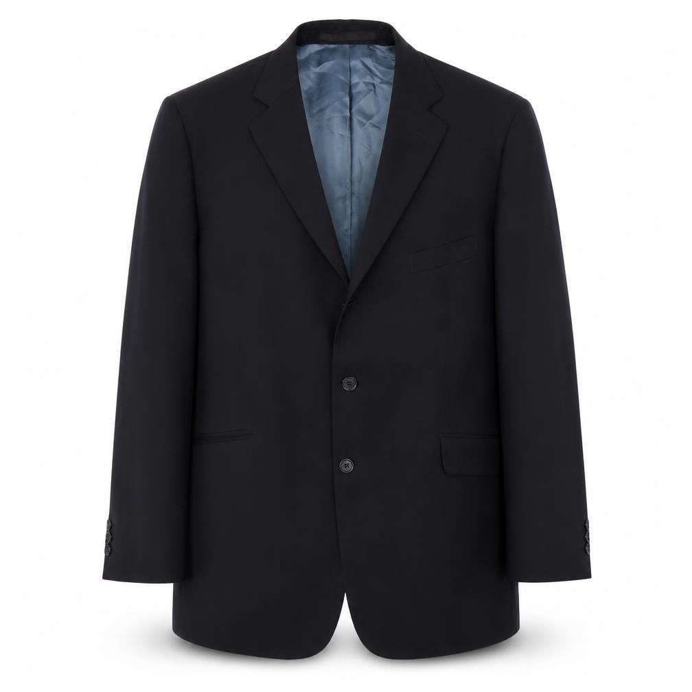 Mens UK Size 46 Impressions Regular Blue Suit Jacket