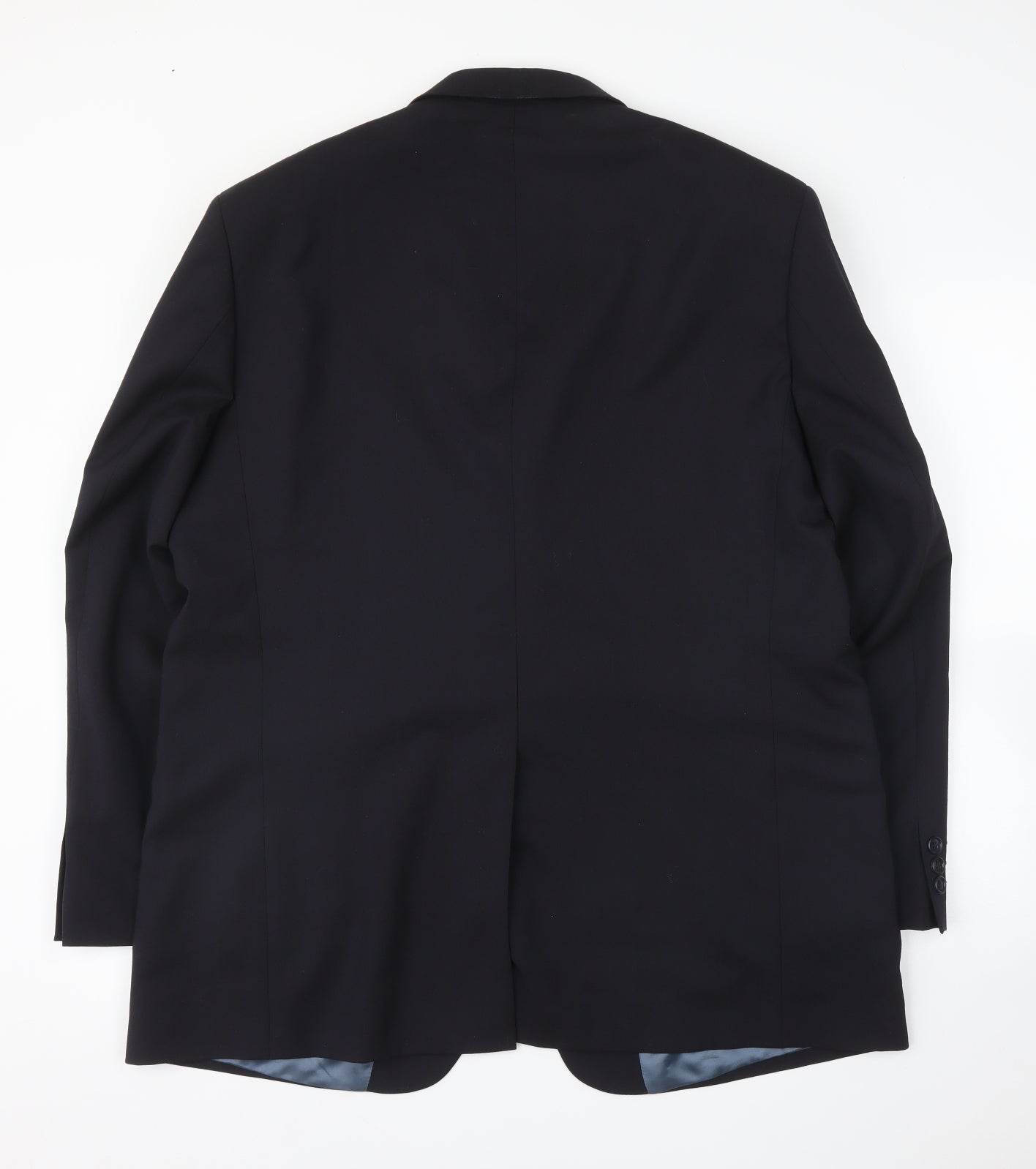 Mens UK Size 46 Impressions Regular Blue Suit Jacket