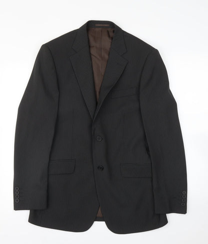 Mens UK Size 36 Milan Regular Black Suit Jacket