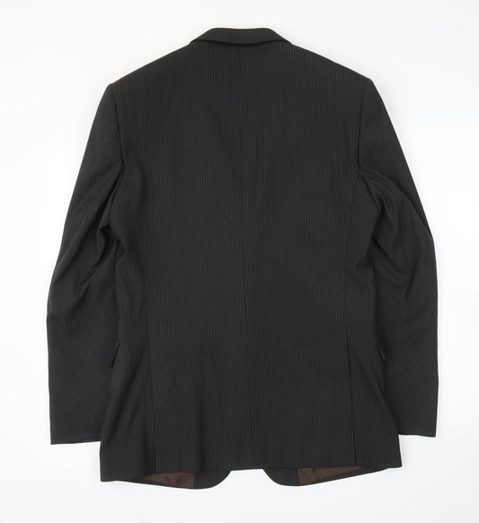 Mens UK Size 36 Milan Regular Black Suit Jacket