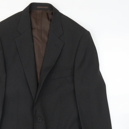 Mens UK Size 36 Milan Regular Black Suit Jacket