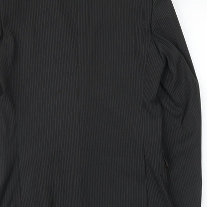 Mens UK Size 36 Milan Regular Black Suit Jacket