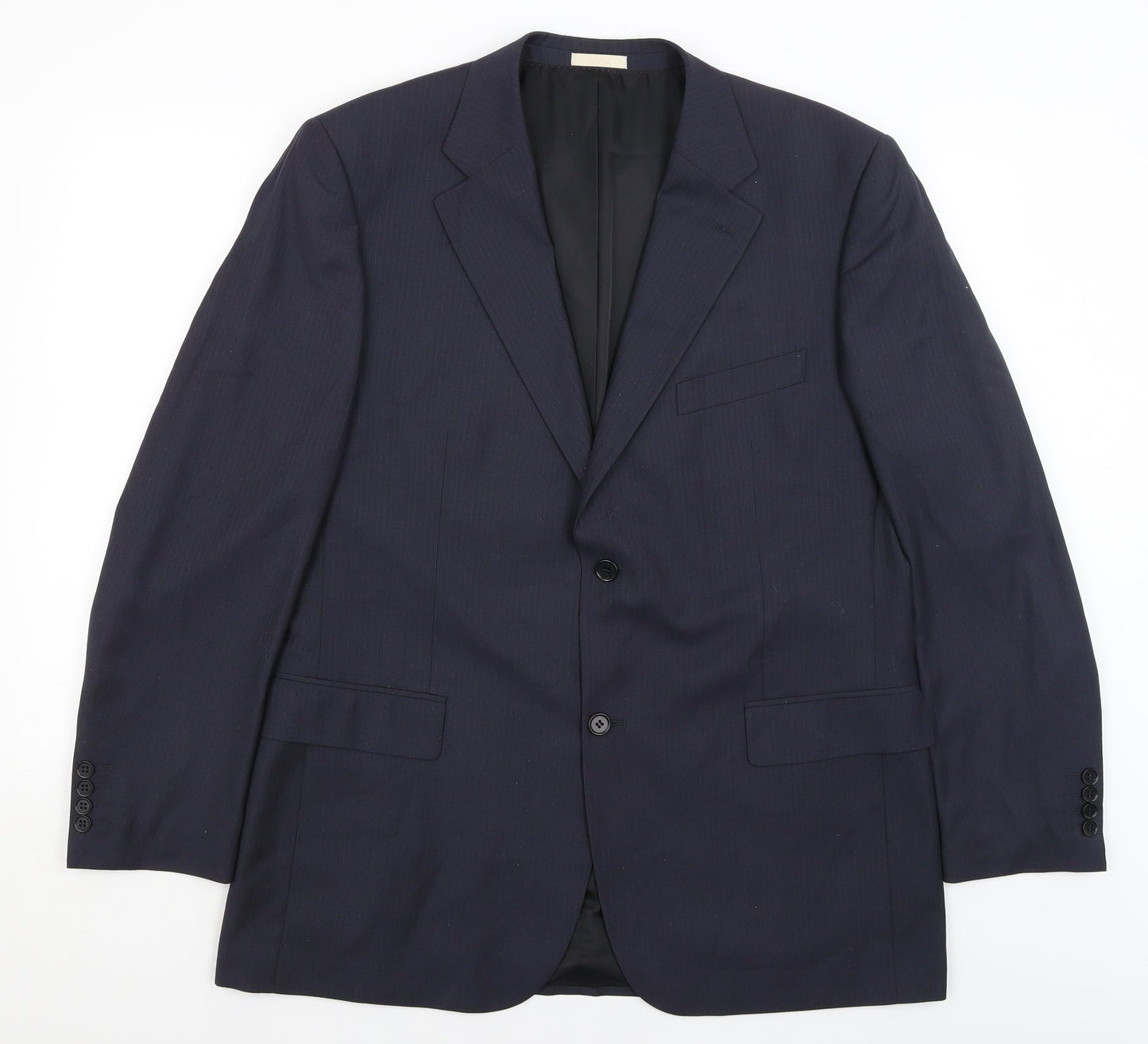 Mens UK Size XL Greenwoods Regular Blue Suit Jacket