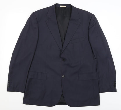 Mens UK Size XL Greenwoods Regular Blue Suit Jacket