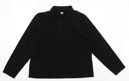 Womens UK Size 20 Preworn Black Pullover Jumper